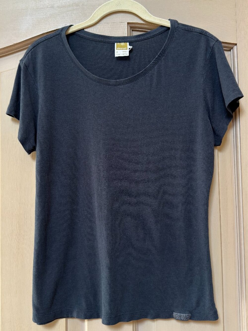 ONNO Charcoal Blue Bamboo Crewneck T-Shirt Size Medium